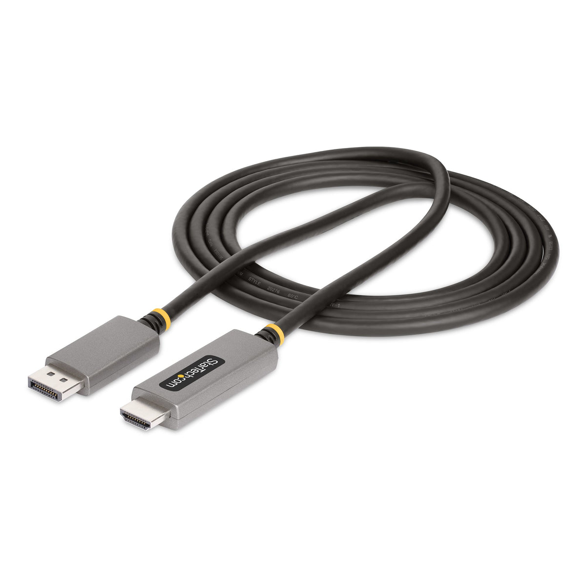 StarTech.com 133DISPLAYPORTHDMI21 adaptador de cable de vídeo Negro, Plata