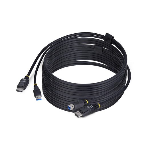StarTech.com DU12210-KVM-CABLE cable para video, teclado o ratón (KVM) Negro 3.1 m
