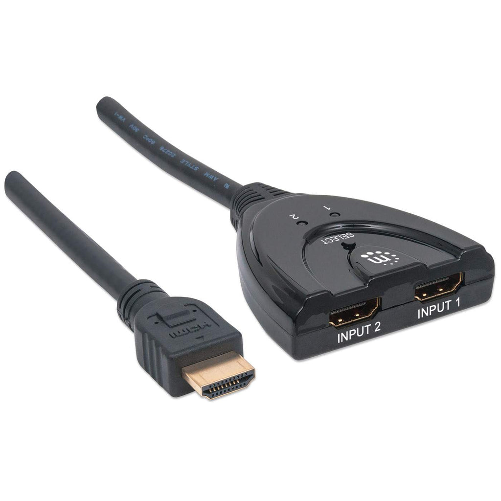 Manhattan 207416 divisor de vídeo 2x HDMI