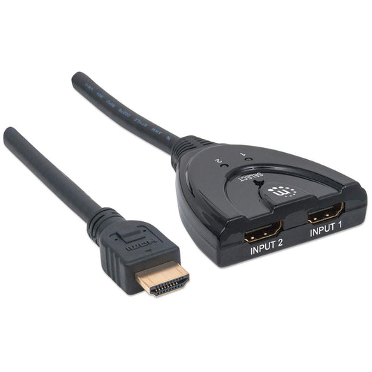 Manhattan 207416 divisor de vídeo 2x HDMI