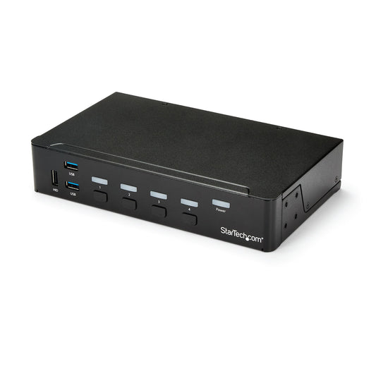 StarTech.com SV431HDU3A2 interruptor KVM Montaje en rack Negro