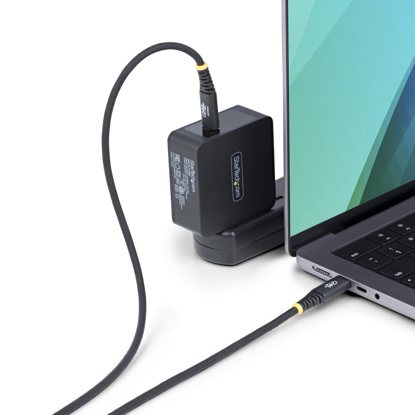 StarTech.com S2CEPR2M-USB-CABLE cable USB USB 2.0 USB C 0.48 Gbit/s 240 W Negro