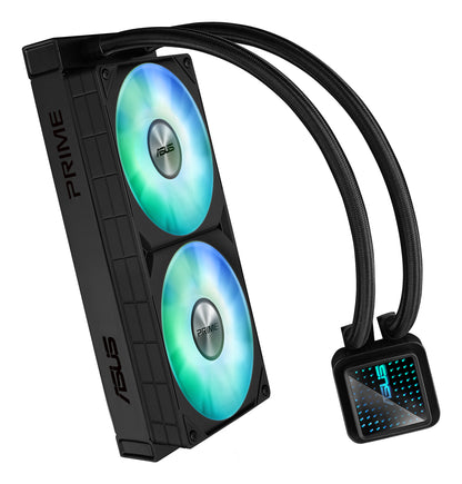 Enfriamiento Liquido Asus Prime LC 240 ARGB 2x120mm  600-2200RPM  Negro