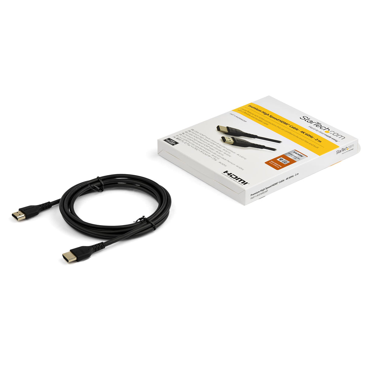 StarTech.com RHDMM2MP cable HDMI HDMI Tipo A (Estándar) Negro
