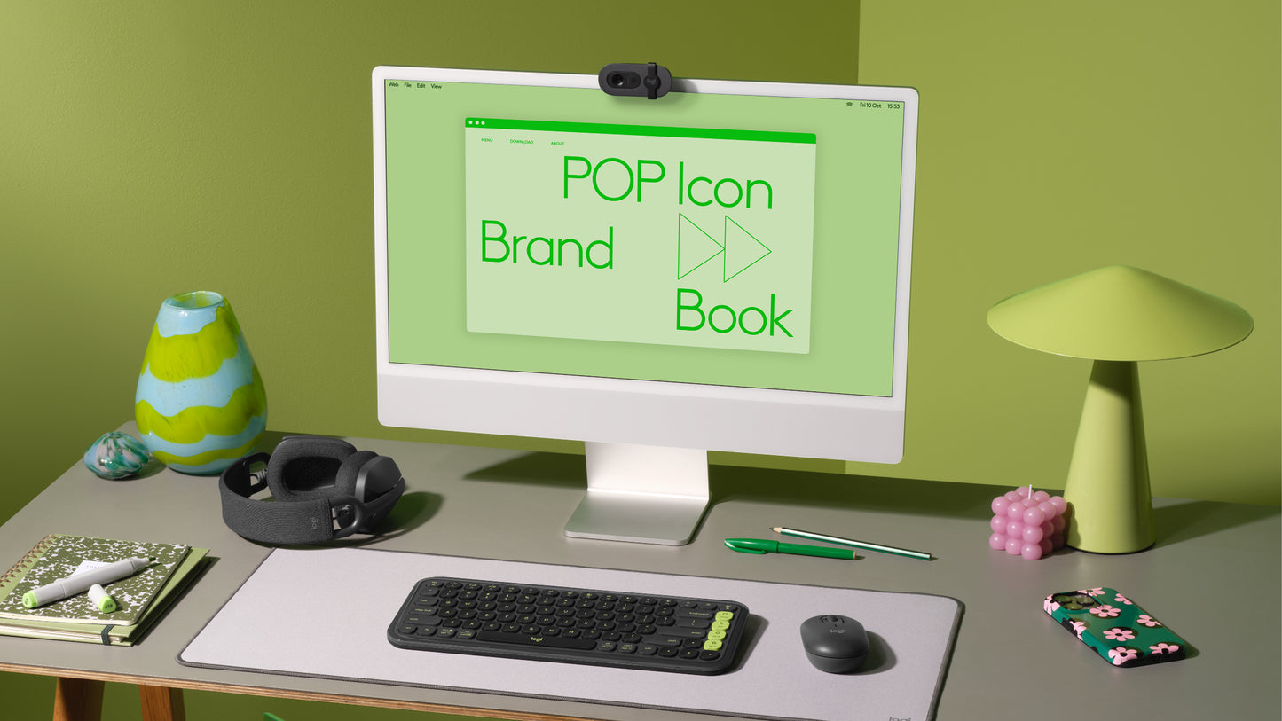 Logitech POP Icon Combo teclado Ratón incluido Universal Bluetooth QWERTY Español Grafito