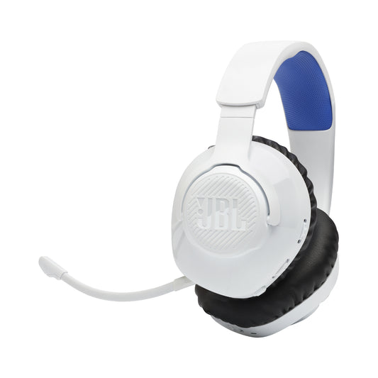 Auriculares inalámbricos JBL supraaurales para juegos JBL Quantum 360P para consola PS color blanco/azul