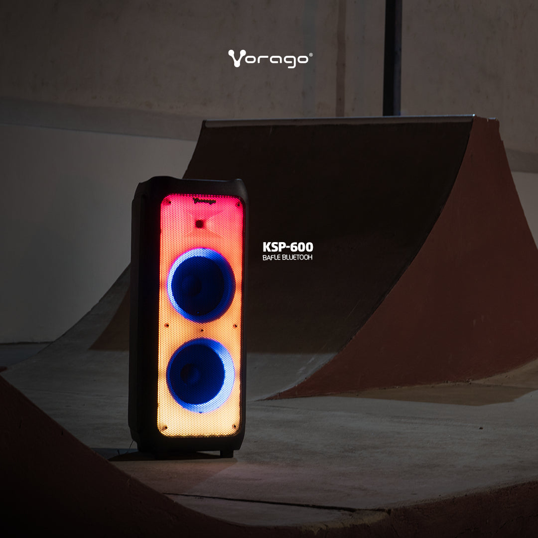 Vorago KSP-600 altavoz portátil y para fiesta Negro 80 W