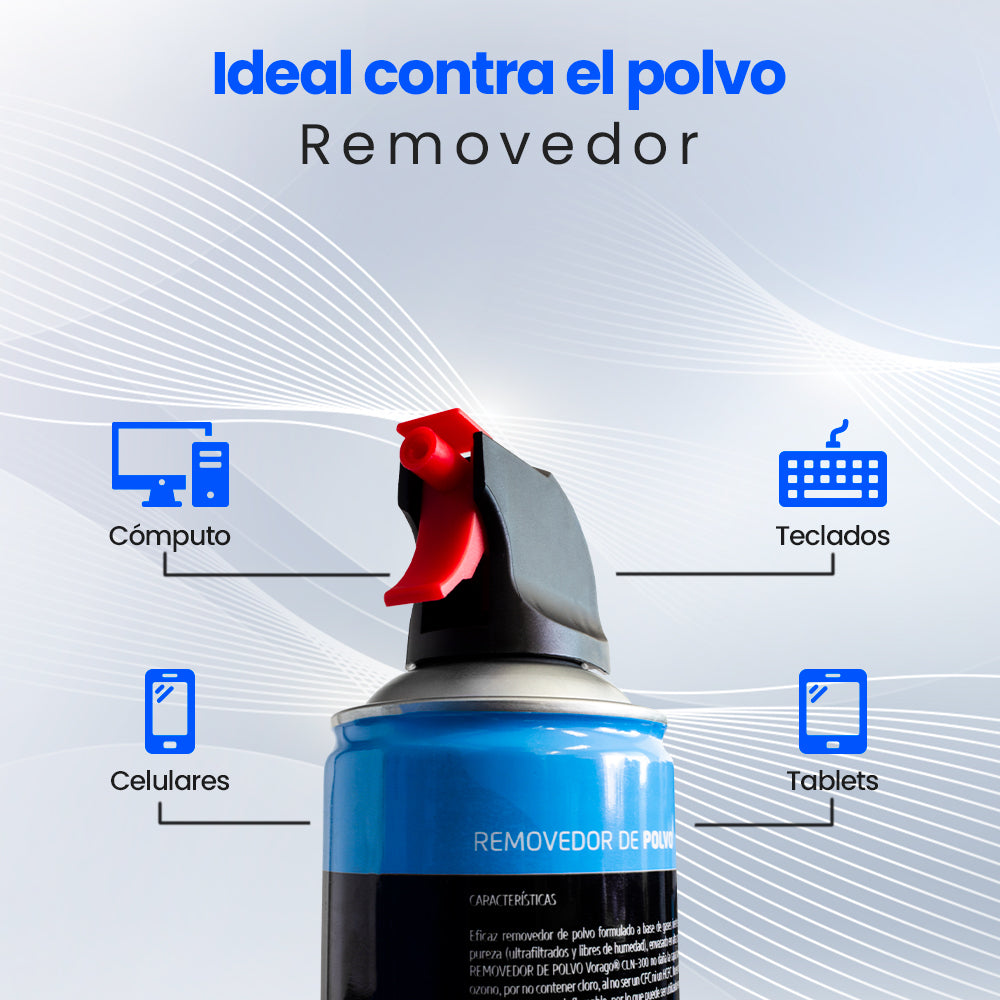 Aire Comprimido Vorago CLN-106 Removedor de Polvo 227 ml