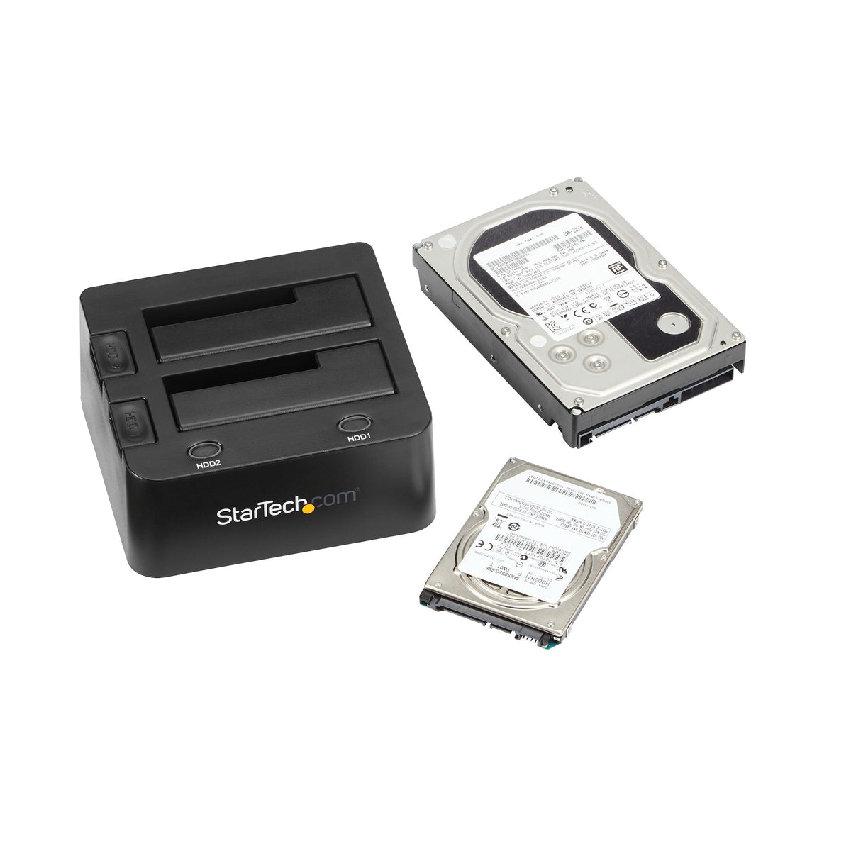 StarTech.com SDOCK2U33 base de conexión para disco duro USB 3.2 Gen 1 (3.1 Gen 1) Type-B Negro