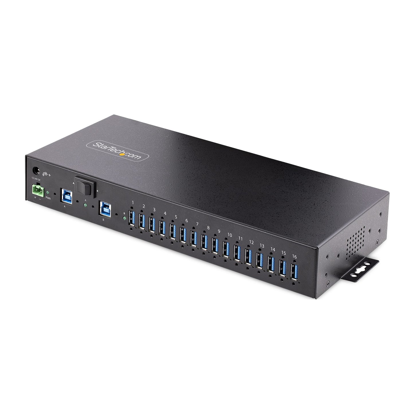 StarTech.com 5G16AINDS-USB-A-HUB nodo concentrador USB 3.2 Gen 1 (3.1 Gen 1) Type-B 5000 Mbit/s Negro