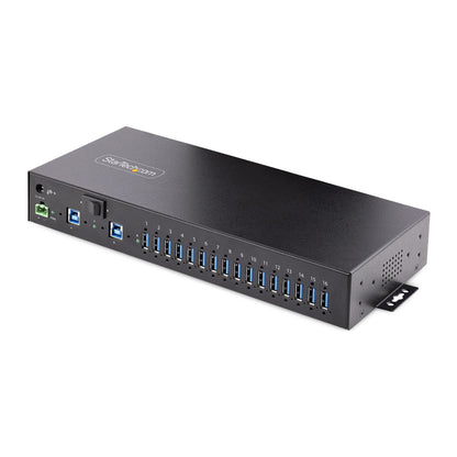 StarTech.com 5G16AINDS-USB-A-HUB nodo concentrador USB 3.2 Gen 1 (3.1 Gen 1) Type-B 5000 Mbit/s Negro
