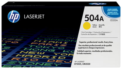 TONER HP CP3525 CM3530 MFP AMARILLO