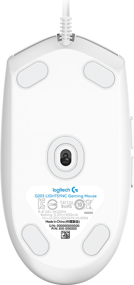 Logitech G 910-005794 ratón Juego USB tipo A 8000 DPI