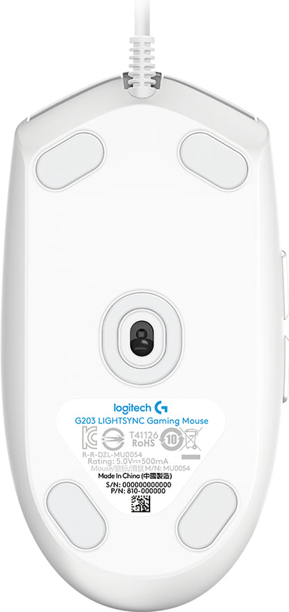 Logitech G 910-005794 ratón Juego USB tipo A 8000 DPI