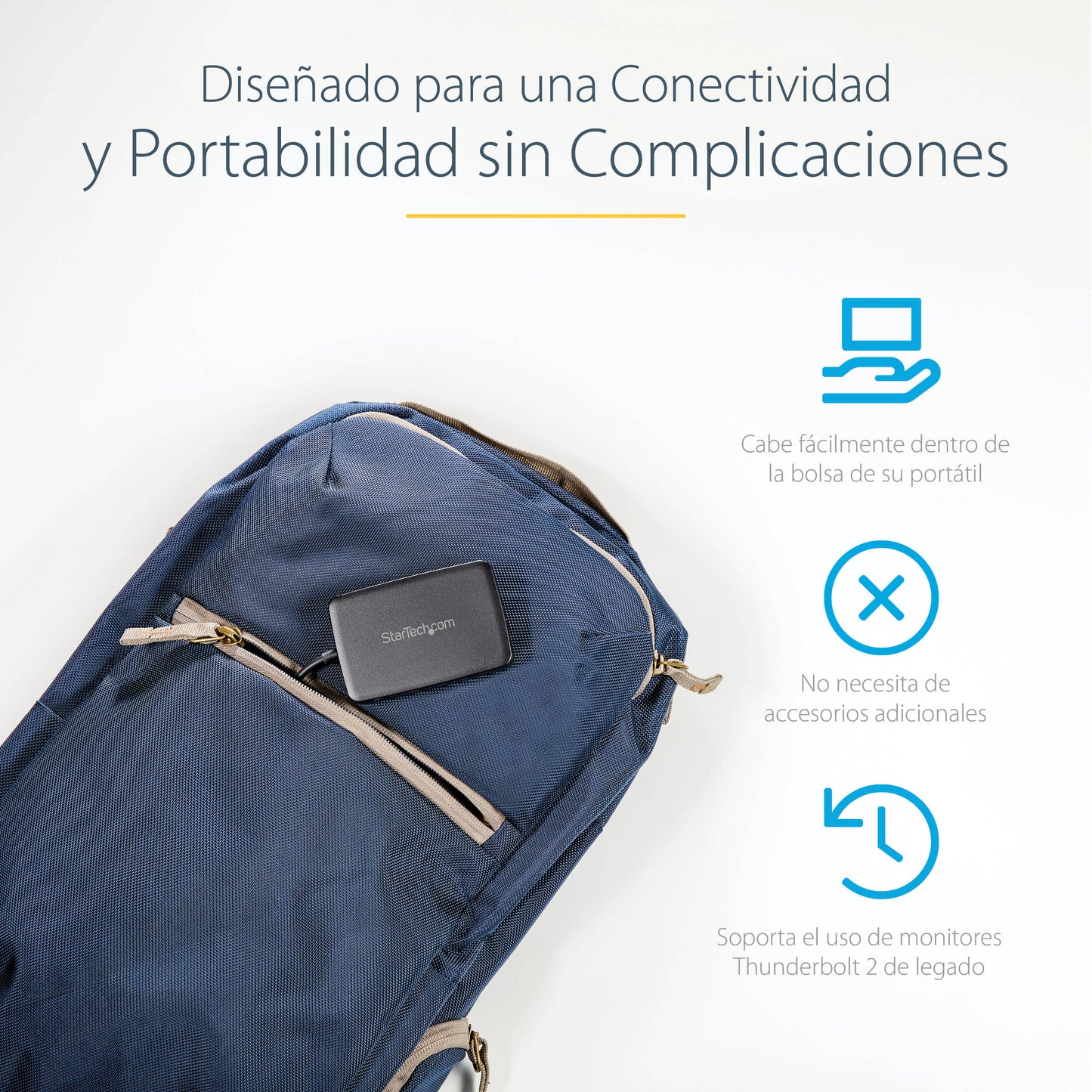 StarTech.com TBT3TBTADAP cambiadores de género de cables Female Male Negro