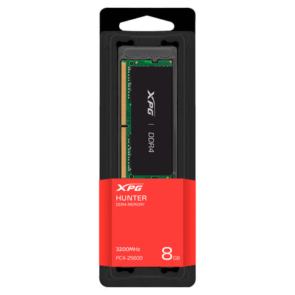 XPG HUNTER AX4S32008G22-SBHN módulo de memoria 8 GB 1 x 8 GB DDR4 3200 MT/s 260-pin SO-DIMM