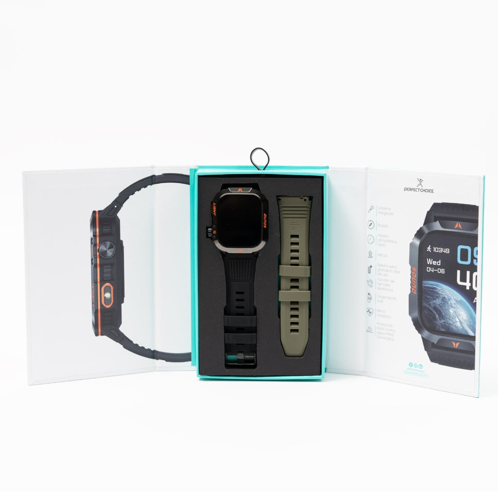 RELOJ INTELIGENTE PERFECT CHOICE DEPORTIVO OUT-DOORS-EVEREST