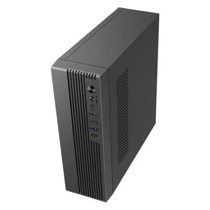 Gabinete Mini Torre Slim Onex Acteck GS450 Max MB Micro ATX / Fuente Flex 400 W Elite Negro