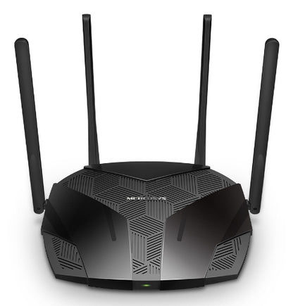 Mercusys MR80X router inalámbrico Gigabit Ethernet Doble banda (2,4 GHz / 5 GHz) Negro
