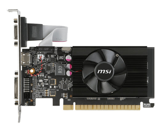 Tarjeta de Video MSI NVIDIA GeForce GT 710 2GB 64-bit GDDR3 PCI Express 2.0