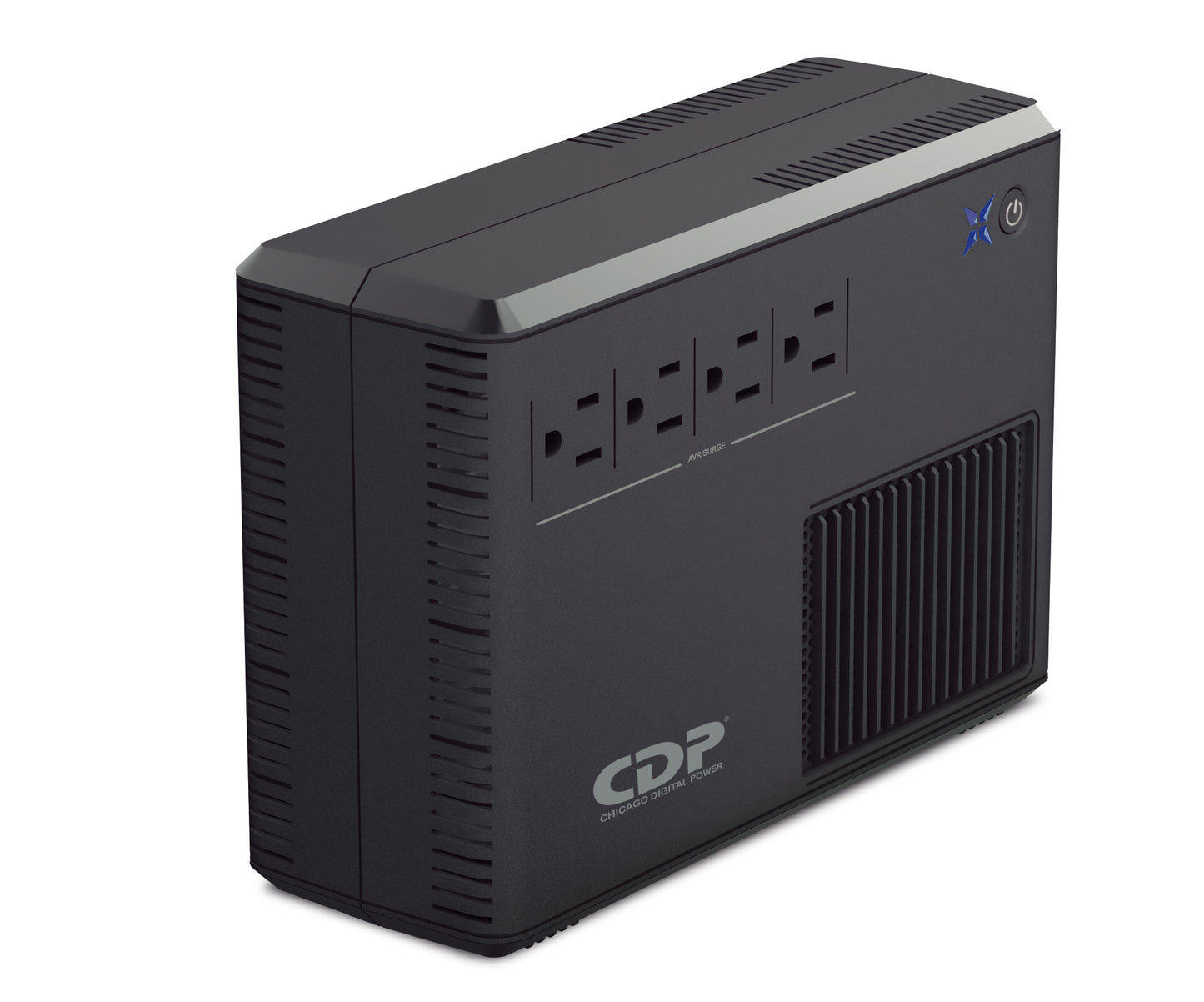 Regulador CDP UPS Interactiva (NO-BREAK) 600VA/300WATSS con 4 Contactos