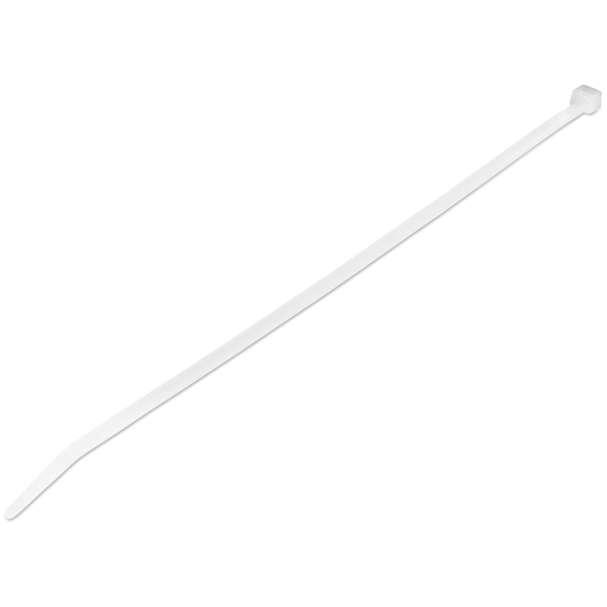 StarTech.com CBMZT10N sujeción para cable Abrazadera de cable liberable Nylon, Plástico Blanco 100 pieza(s)