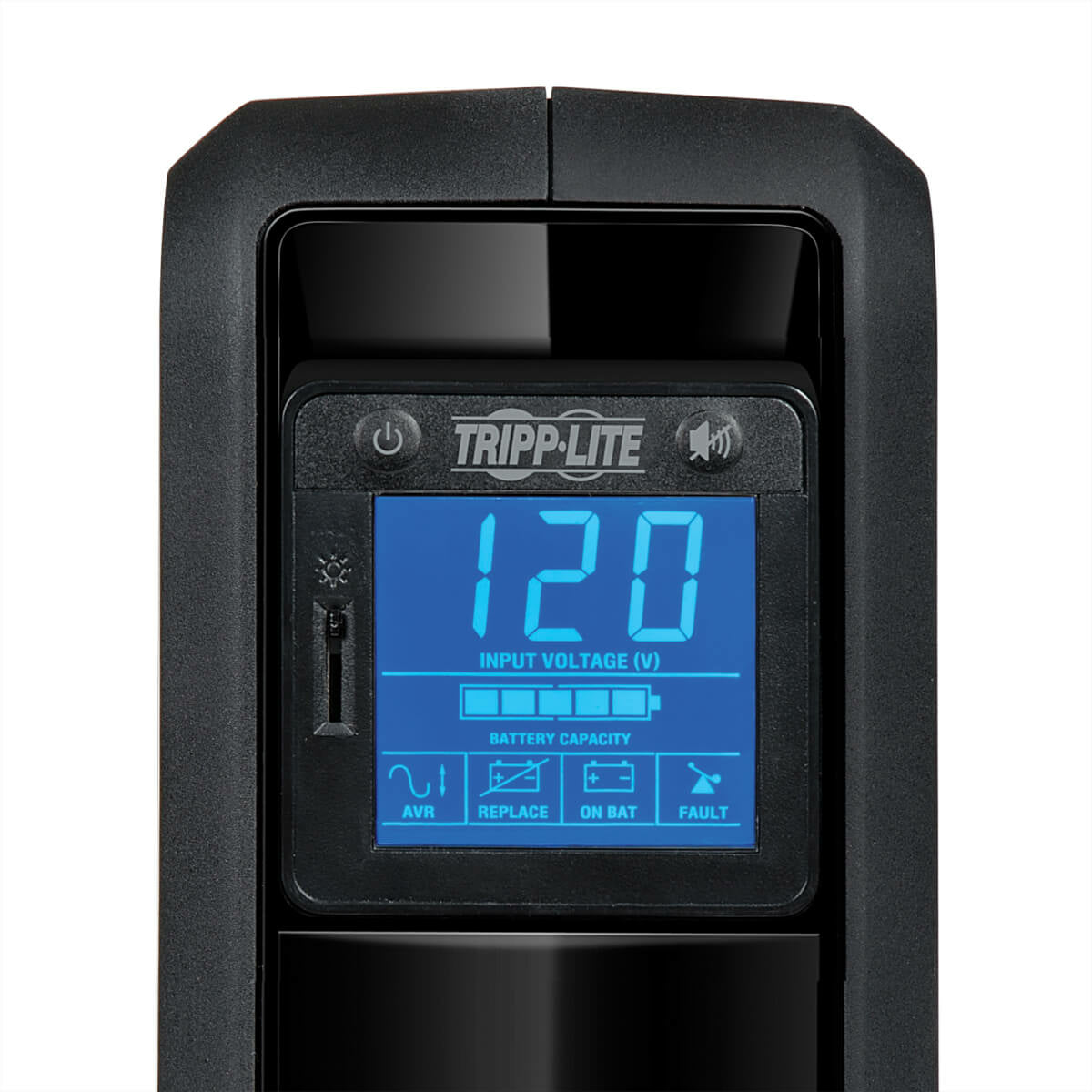 UPS Tripp Lite 650VA 8 Contactos 4 Baterias Indicador LCD