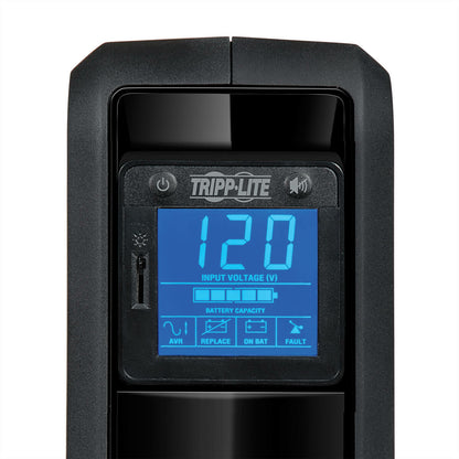 UPS Tripp Lite 650VA 8 Contactos 4 Baterias Indicador LCD
