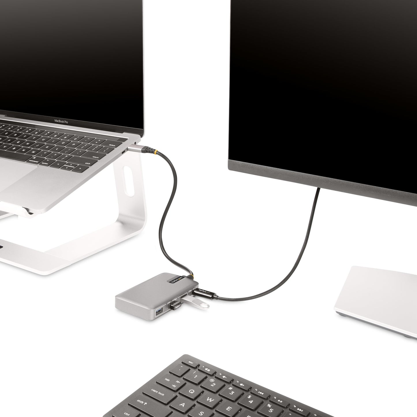 StarTech.com HB31C3A1CDPPD3 nodo concentrador USB 3.2 Gen 2 (3.1 Gen 2) Type-C 10000 Mbit/s Plata