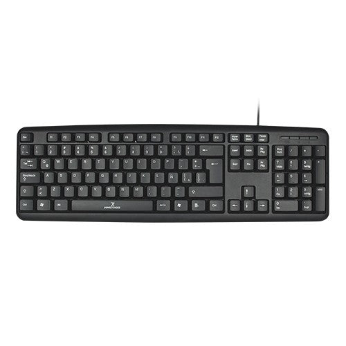 Teclado Perfect Choice Básico Alámbrico USB Color Negro