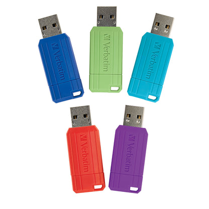 Memoria USB Verbatim 32gb 2.0 retráctil multicolor 5PK