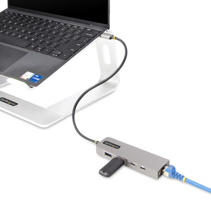 StarTech.com 10G2A1C25EPD-USB-HUB base para laptop o replicador de puertos Alámbrico USB 3.2 Gen 2 (3.1 Gen 2) Type-C Gris