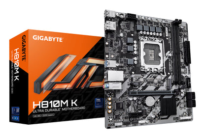 Tarjeta Madre Gigabyte H810M K Micro-ATX 1851 128GB 2xDDR5 HDMI/DP