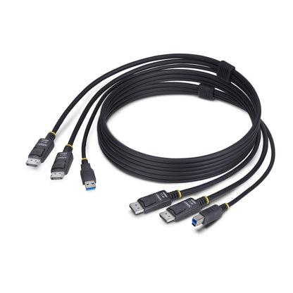 StarTech.com DDU1226-KVM-CABLE cable para video, teclado o ratón (KVM) Negro
