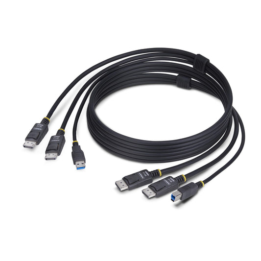 StarTech.com DDU1226-KVM-CABLE cable para video, teclado o ratón (KVM) Negro