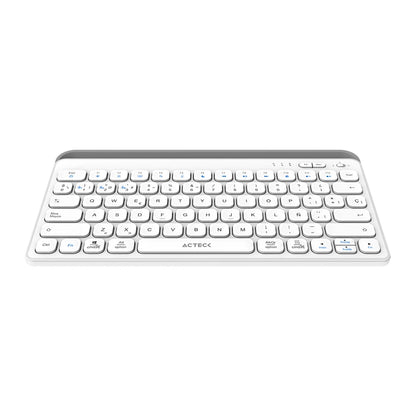 Teclado Acteck Inspire Trek TI737 65% Inalámbrico RF Inalámbrico Bluetooth Blanco Español