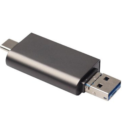 BRobotix 6006085 lector de tarjeta USB 2.0 Type-A/Type-C Negro
