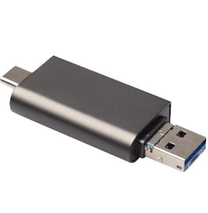 BRobotix 6006085 lector de tarjeta USB 2.0 Type-A/Type-C Negro