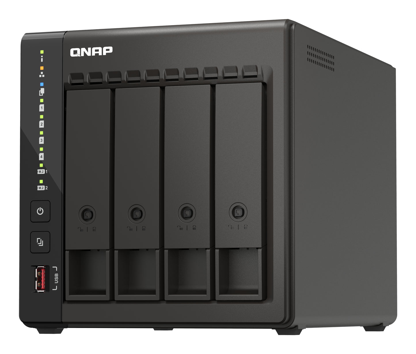 QNAP TS-453E NAS Tower Intel® Celeron® J6412 8 GB 0 TB QNAP Turbo System Negro