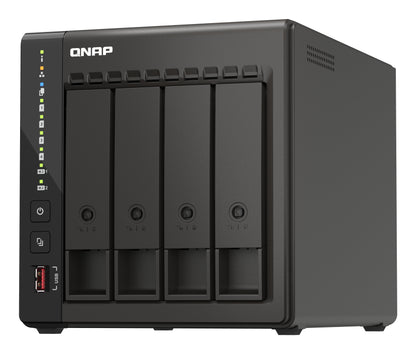 QNAP TS-453E NAS Tower Intel® Celeron® J6412 8 GB 0 TB QNAP Turbo System Negro