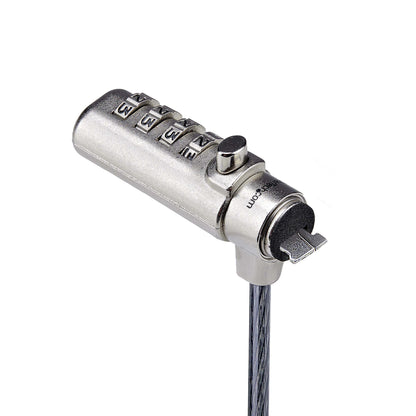StarTech.com SSTDC4D-LAPTOP-LOCK cable antirrobo Negro, Plata 2 m
