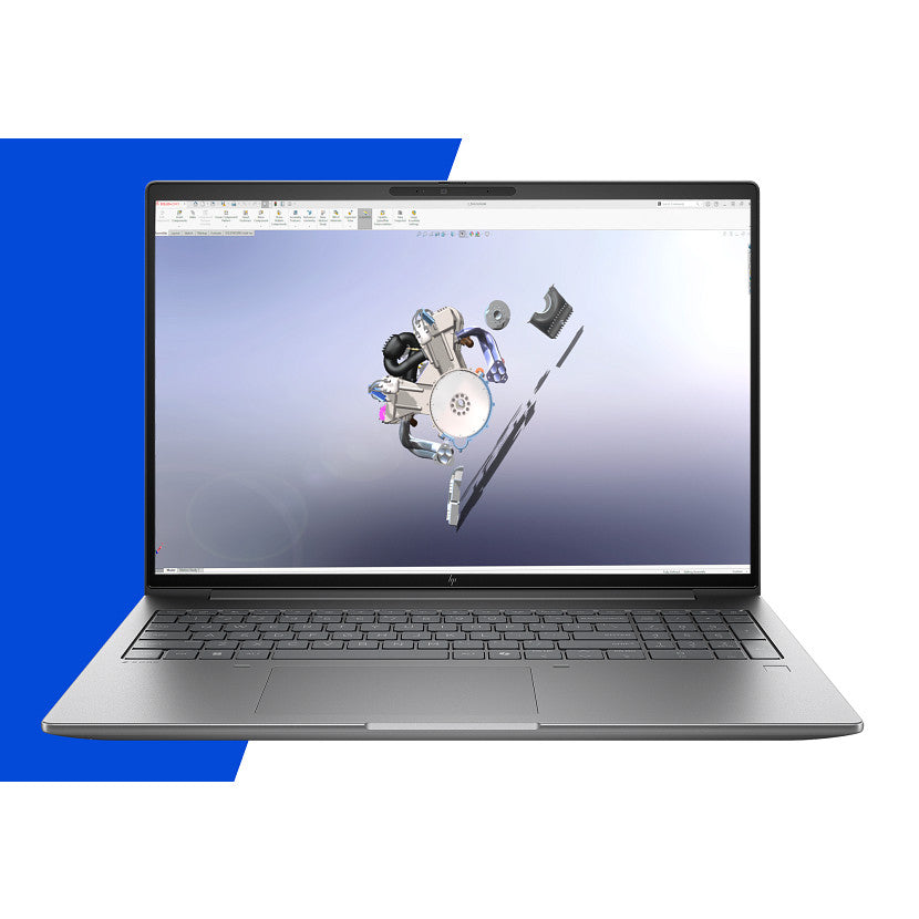 HP Zbook X G1i Intel Core Ultra 9 285H Estación de trabajo móvil 40.6 cm (16") WUXGA 32 GB DDR5-SDRAM 1 TB SSD NVIDIA RTX PRO 2000 Blackwell Wi-Fi 7 (802.11be) Windows 11 Pro AI Workstation, AI PC Plata