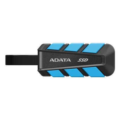 ADATA Externe SSD SC740 2TB Plug&Go blue 1050/1000 MIL.STD USB Tipo C 3.2 Gen 2 (3.1 Gen 2) Negro, Azul