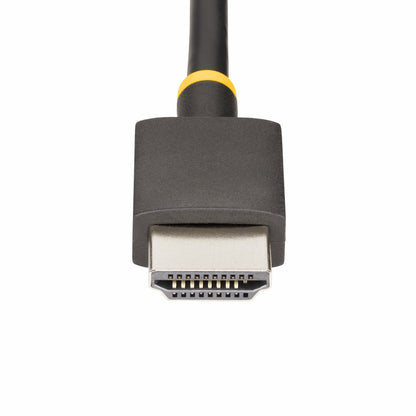 StarTech.com 148B-HDMI-DP-8K adaptador de cable de vídeo 0.3 m HDMI Tipo A (Estándar) DisplayPort Negro, Plata