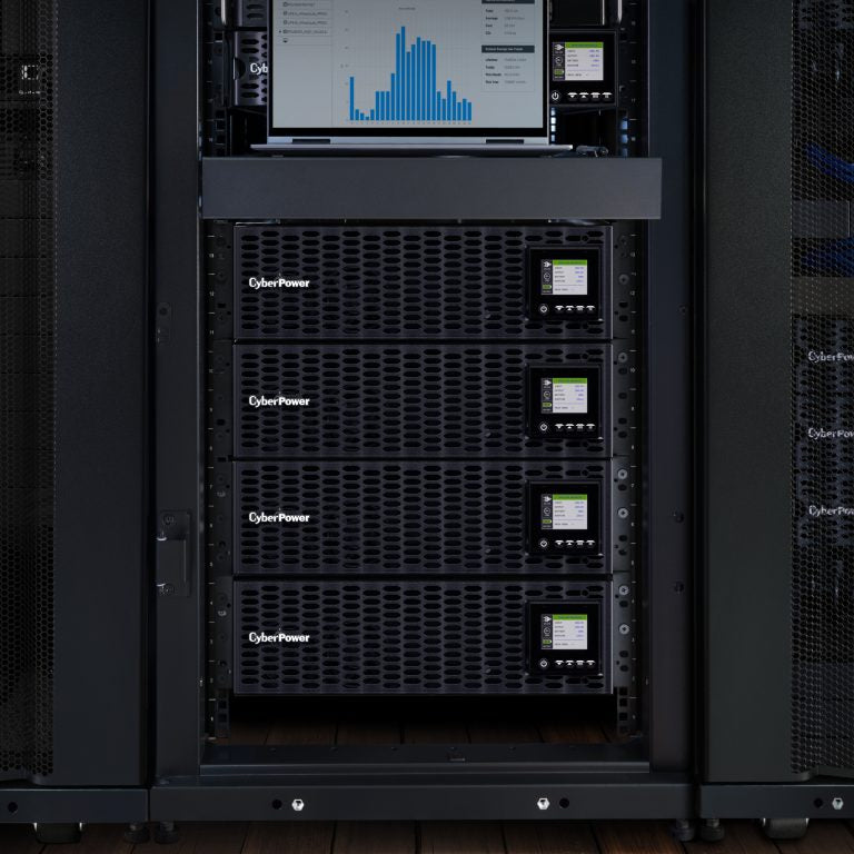 CyberPower OL6KRTHDL sistema de alimentación ininterrumpida (UPS) Doble conversión (en línea) 6 kVA 6000 W 4 salidas AC