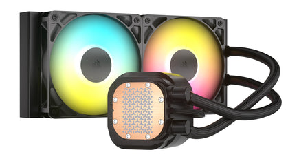 Enfriador líquido Corsair Nautilus 240 RS para CPU 2x 120mm hasta 2100RPM Negro RGB