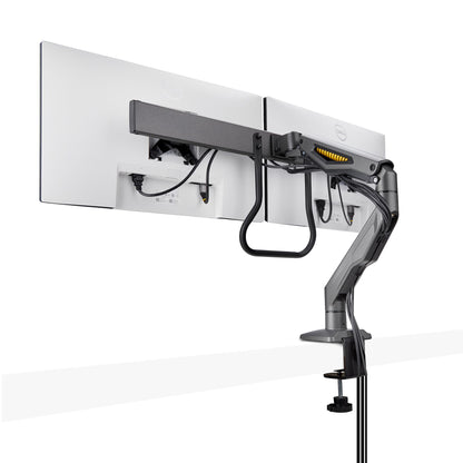 StarTech.com H2M1AS2-MONITOR-ARM soporte para pantalla plana 68.6 cm (27") Escritorio Negro