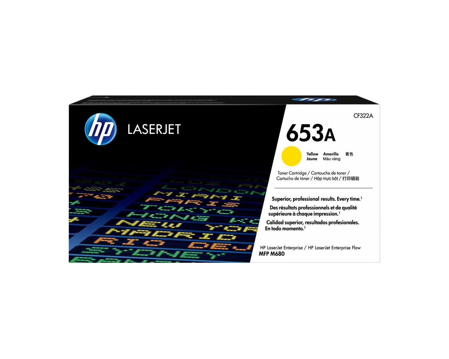 Toner HP 653A Amarillo