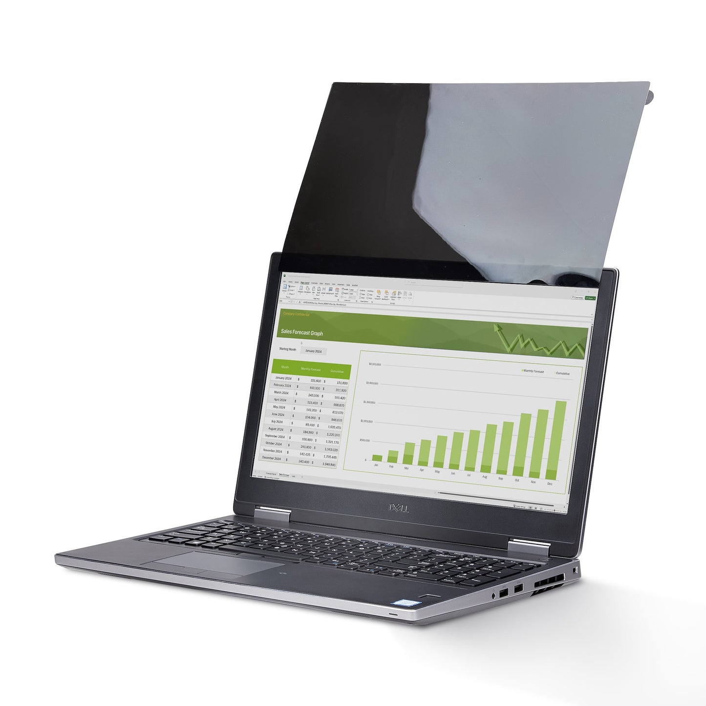 StarTech.com 16LT6-PRIVACY-SCREEN filtro para monitor 40.6 cm (16") Computadora portátil Filtro de privacidad para pantallas sin marco