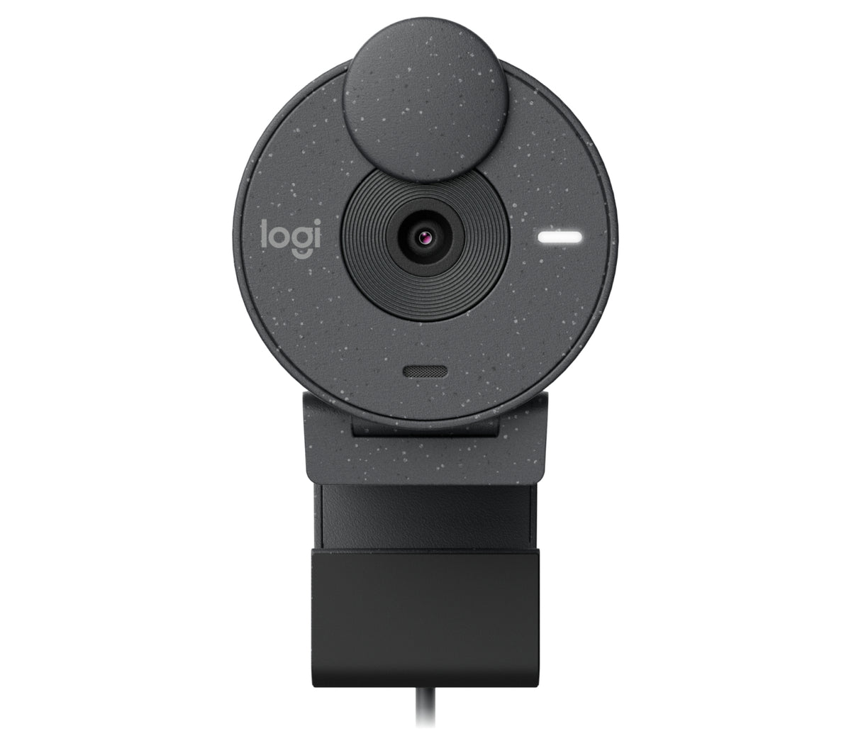 Cámara Web Logitech Brio 300 1080p USB-C con Corrección Iluminación Automática Micrófono Color Grafito